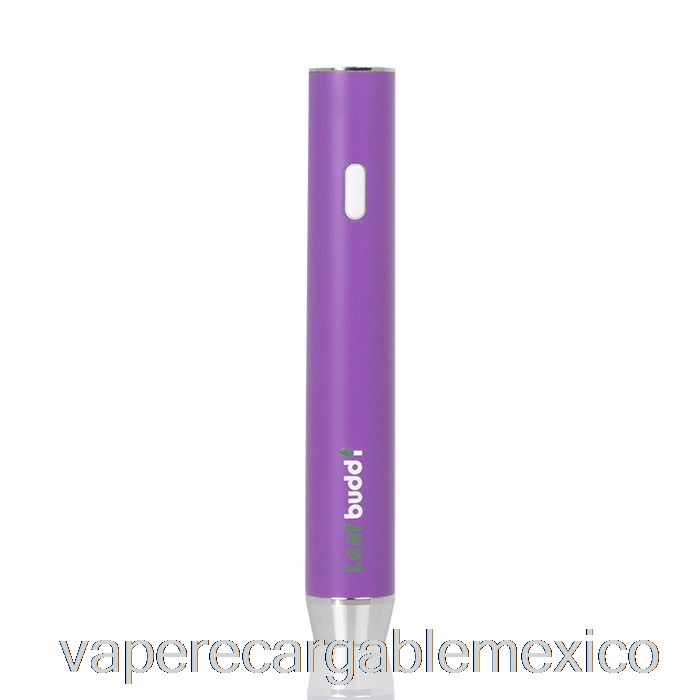 Vape Recargable Leaf Buddi F1 350mah Batería Violeta